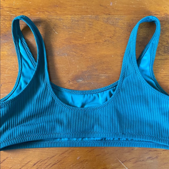 Green Ribbed Bikini - Picture 2 of 3